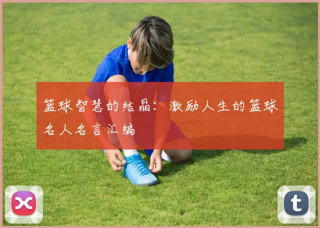 篮球智慧的结晶：激励人生的篮球名人名言汇编